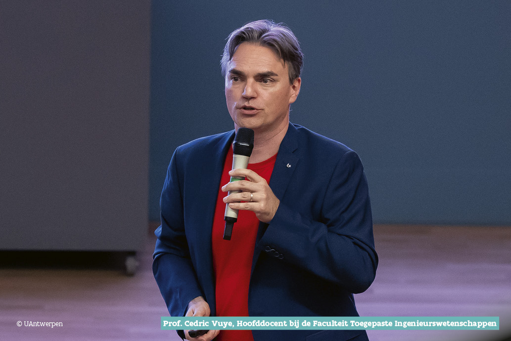 Prof. Cedric Vuye, hoofddocent bij de Faculteit Toegepaste Ingenieurswetenschappen